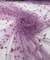 Lavender Pearl Tulle Fabric by the Yard, 60" Wide Soft Pearl Scattered Mesh
